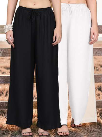 KALINI Women 2 Ethnic
                      Palazzos