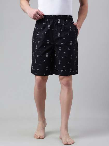 Van Heusen Innerwear
                      Men Regular Fit Abstract Printed Lounge Shorts