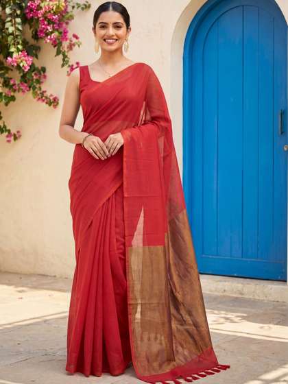 Anouk Pure Cotton
                          Khadi Saree