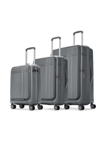 Aristocrat Unisex
                        Solana Grey Set of 3 S+M+L Hard Luggage 53-65
                        & 75cm Check-in Trolley