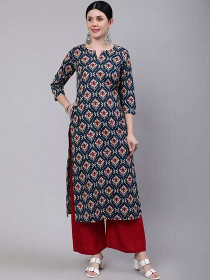 DESI HULIA Women
                        Floral Printed Kurta