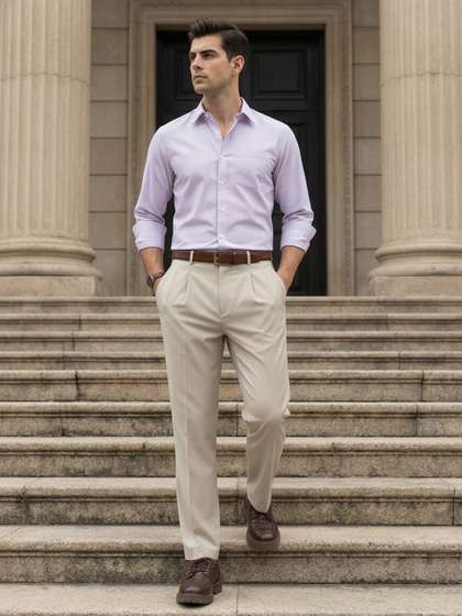 INVICTUS Urban Slim
                        Fit Striped Formal Shirt