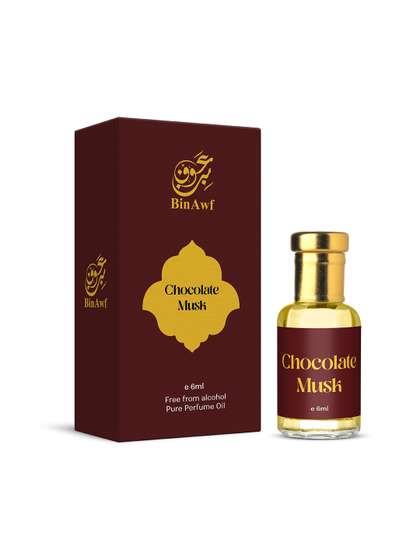 BinAwf Chocolate
                          Musk Long Lasting Attar - 6 ml