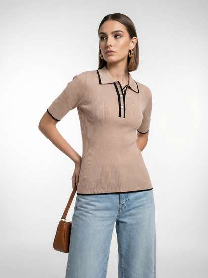 French Connection
                        Ribbed Top