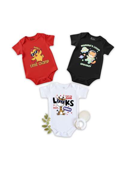 karmikh clothing &
                    lifestyle Unisex Kids Printed Jumpsuit