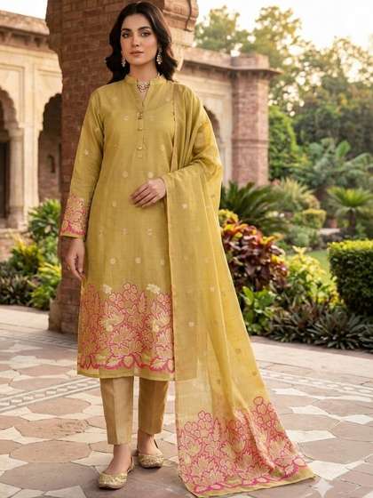 SYS Brand - Shop
                        Your Style Embroidered Unstitched Dress
                        Material