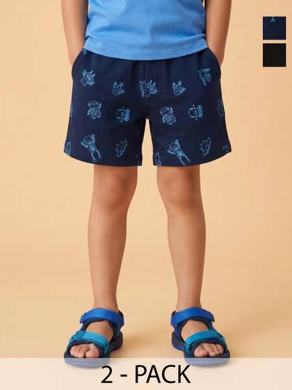 Nauti Nati Boys Printed
                    Shorts