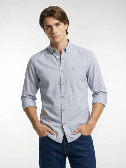 French Connection
                        Button-Down Collar Casual Shirt