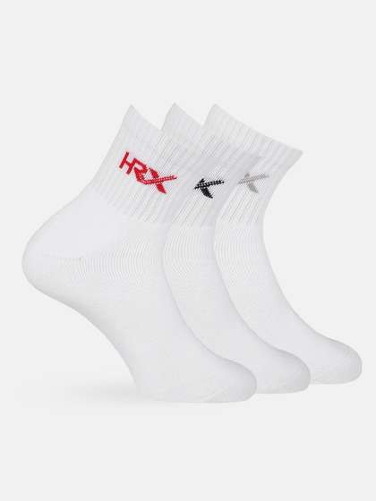 HRX by Hrithik
                        Roshan Men Quarter length Pack of 3 Terry Socks