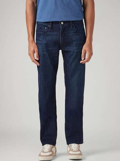 Levis Men Straight Fit Mid-Rise Jeans