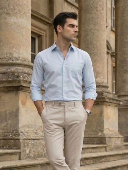 INVICTUS Urban Slim
                        Fit Checked Formal Shirt