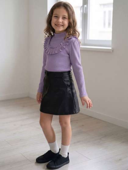 Hikuj Girls Top with
                    Skirt