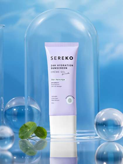 SEREKO 24H Hydration
                        Face Sunscreen Cream Gel SPF 50++++ with Cica
                        & Marine Algae - 50 ml