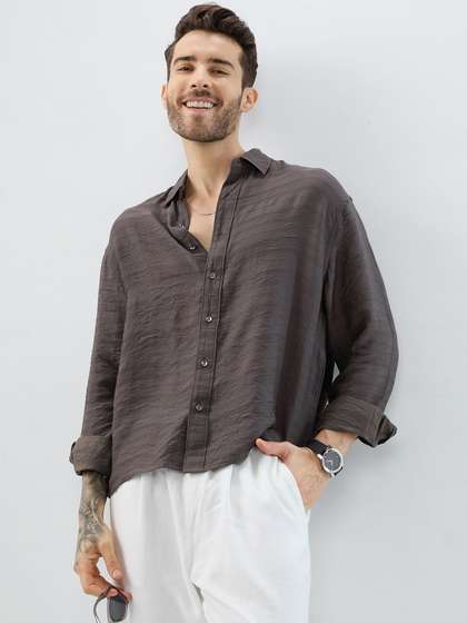 VASTRADO Men Classic
                        Boxy Casual Shirt