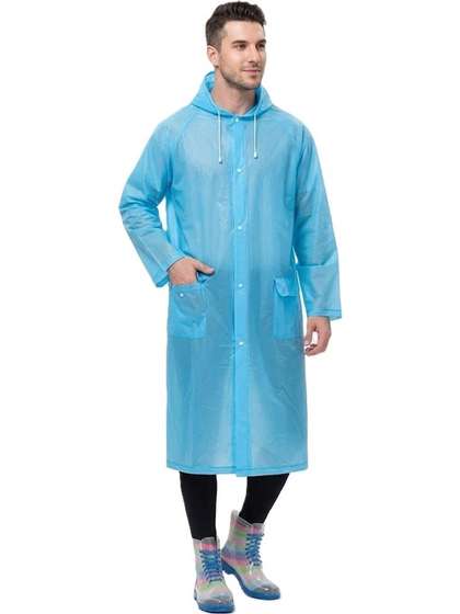 Alexvyan Hooded
                        Water Resistant Rain Jacket