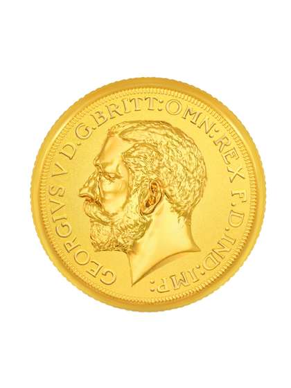 BHIMA BIS Hallmark 22K
                      916 Purity George Head Gold Coin 1 gram