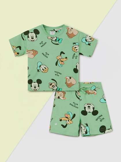 max Boys Printed T-shirt
                    with Shorts