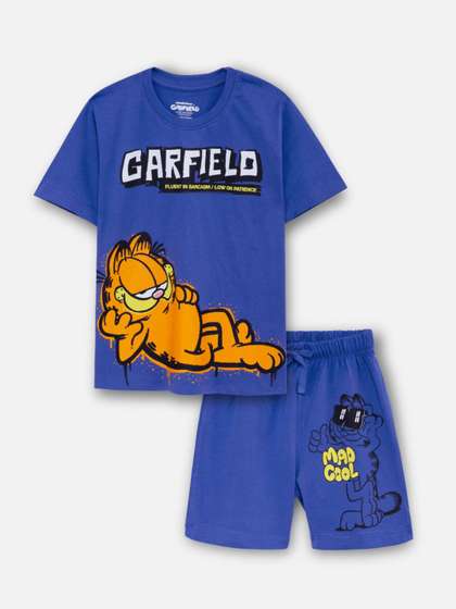 Nap Chief Kids Unisex
                    Garfield Printed T-shirt With Shorts