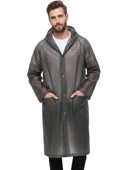 Alexvyan Hooded
                        Water Resistant Rain Jacket