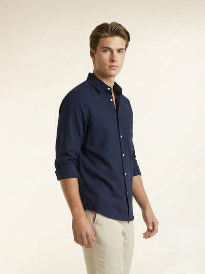 Nautica Slim Fit Cotton Casual Shirt