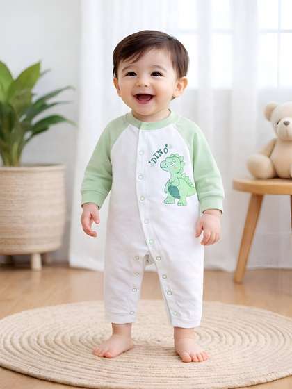 Kidbea Infants Pure
                    Organic Cotton Rompers