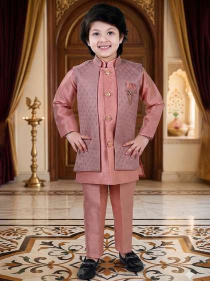 Arshia Fashions Boys
                        Embroidered Sherwani