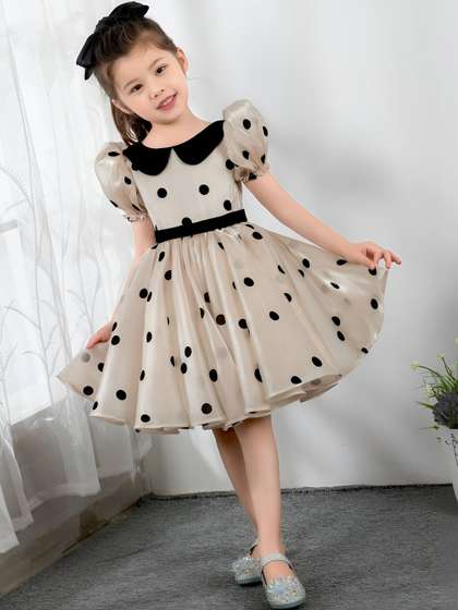 FOSTRIC Chic Baby Polka Dot Frock