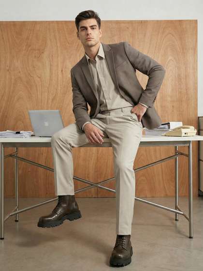 INVICTUS
                        Single-Breasted Formal Blazer