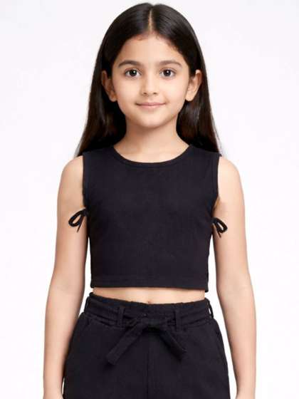 CHILINS Girls Polyester
                    Tops