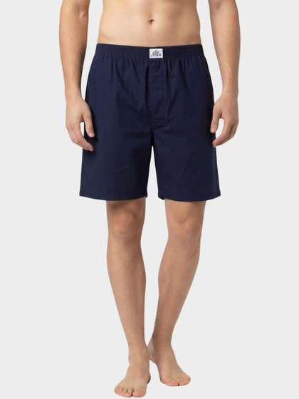 Levis 074 Men
                        Regular Fit Solid Woven Cotton Boxer Shorts with
                        Back Pocket