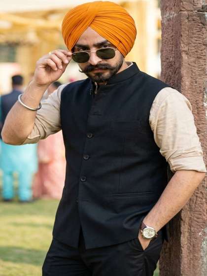 THE FASHION HUB
                        Single-Breasted Nehru Jacket