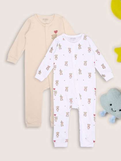 Pantaloons Baby
                      Infants Pack Of 2 Printed Rompers