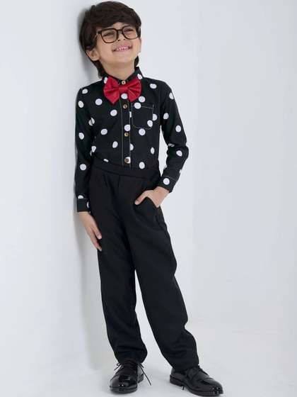 Hopscotch Boys Printed
                    Shirt with Trousers