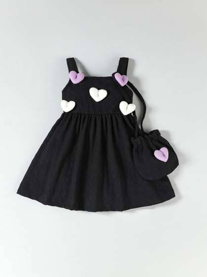 Hopscotch Chiffon Fit
                    & Flare Dress