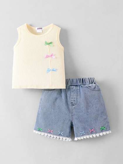 Hopscotch Girls Top with
                    Shorts