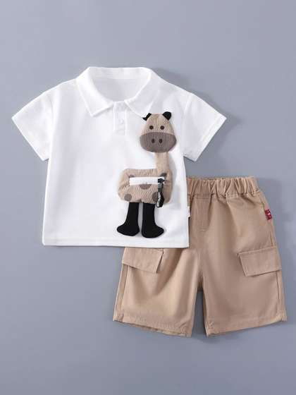 Hopscotch Boys
                    Embellished T-shirt with Shorts