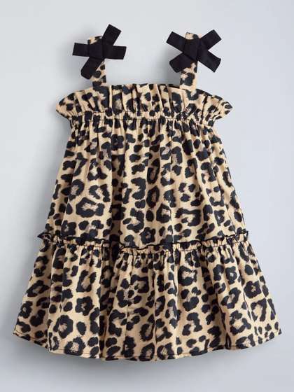 Hopscotch Animal Print
                    Fit & Flare Dress