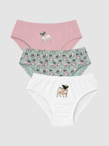 Charm n Cherish Boys
                    Pack of 3 Printed Cotton Basic Briefs