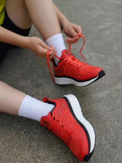HRX by Hrithik
                        Roshan Men Orange PROPULSION Running Shoe