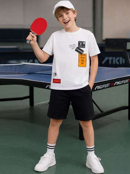 HRX by Hrithik Roshan
                      Boys BLENDED Tshirts