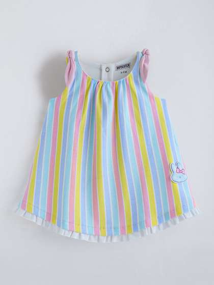 Hopscotch Striped A-Line
                    Dress