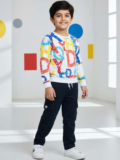 YK Boys Printed T-shirt