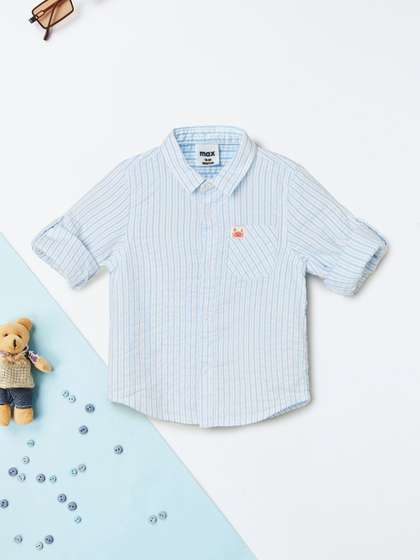 max Boys Striped Casual
                    Shirt