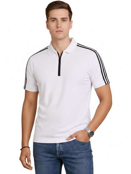 RuledBySun Men Dri-FIT Polo Collar Slim Fit T-shirt