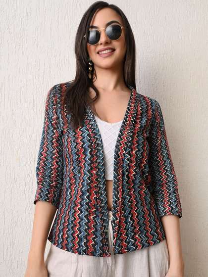 DECKEDUP Women
                        Printed Shrug