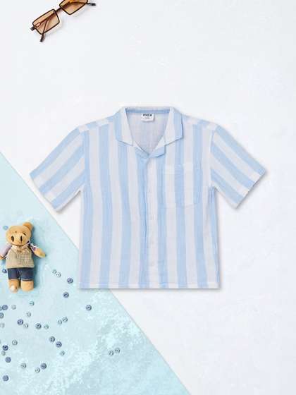 max Boys Striped Casual
                    Shirt