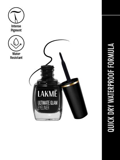 Lakme Ultimate Glam
                        Eye Liner With Semi Matte Finish Water &
                        Smudgeproof 9ml - Black