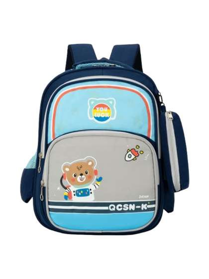 Tinytot Unisex Kids
                    Graphic Applique Backpack