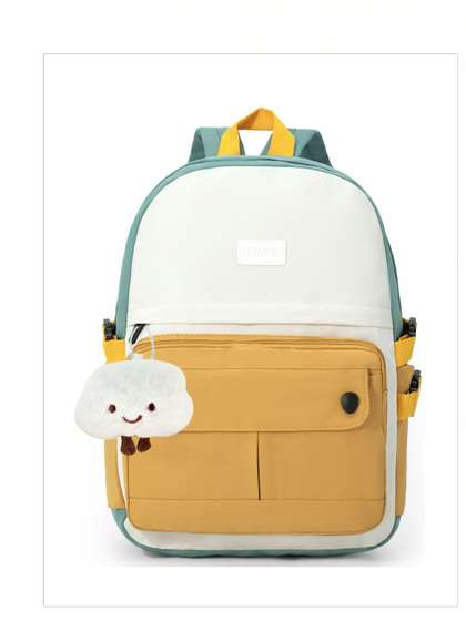 Tinytot Unisex Kids
                    Colourblocked Backpack