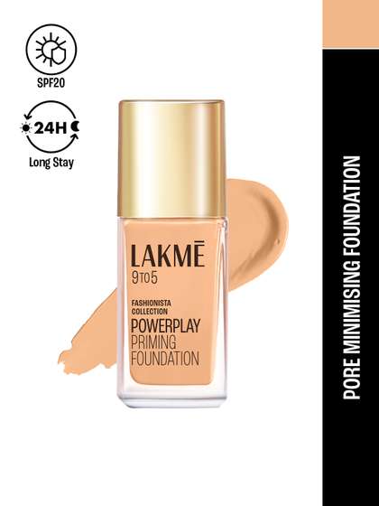 Lakme 9to5
                          Powerplay Priming Foundation, Built in Primer,
                          SPF 20, Warm Creme, 25 ml